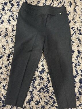 St. John gray Knit Tapered Trouser Pants size 12